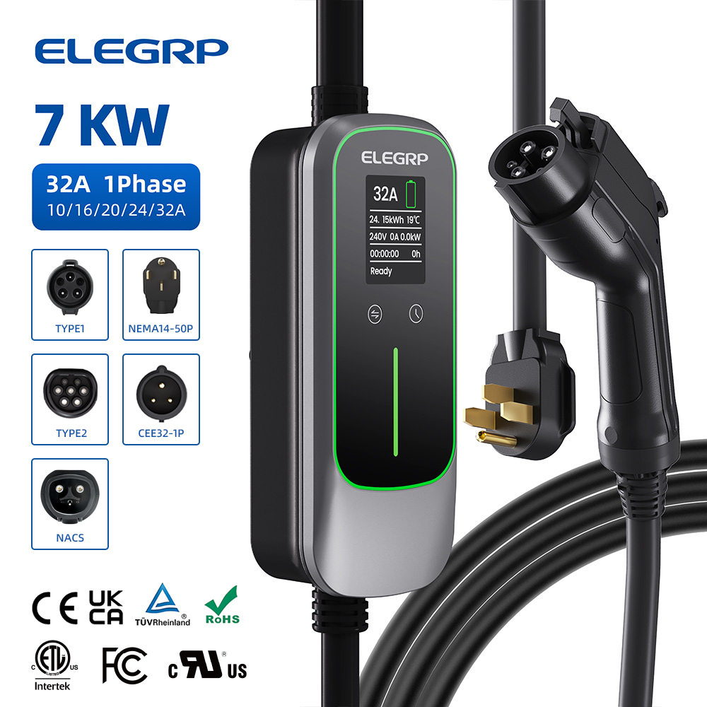 Portable Ev Charger - Портативное зарядное устройство ELEGRP 32 А