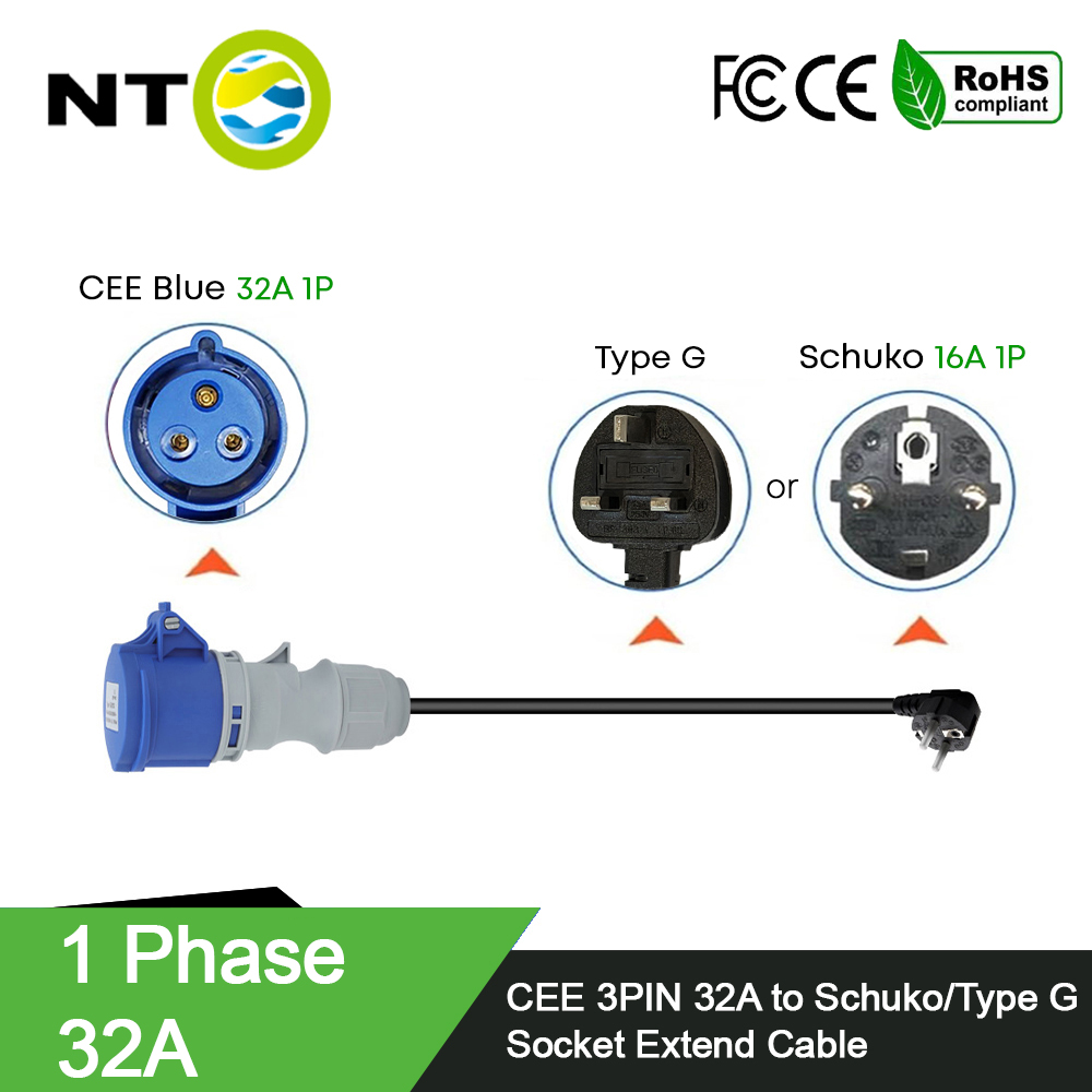 Адаптер NTO Blue CEE (гнездо)  – обзор и цена Ev Charger Adapter